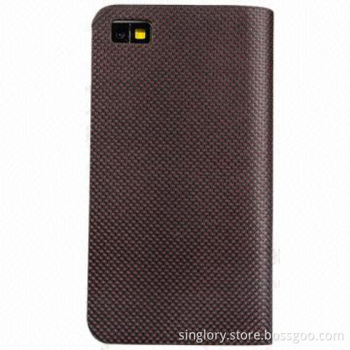 PU Leather Case for BlackBerry Z10, OEM Orders Welcomed
